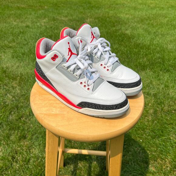 Nike Air Jordan 3 Retro Fire Red 2007 Men's Shoes - Size 9.5 - Ships Now